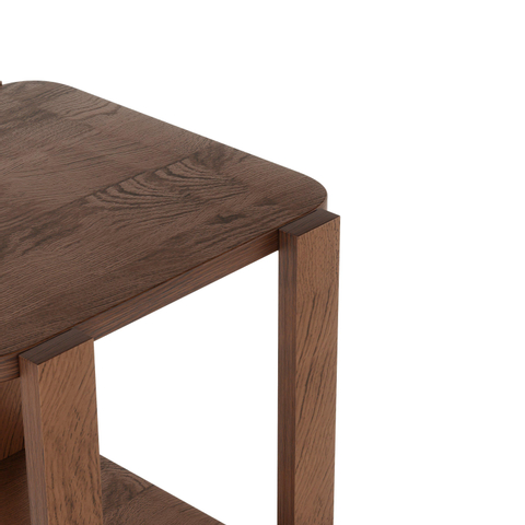 Umbra Bellwood bijzetmeubel 42x38x53cm Multiplex Gerijpt walnoothout SHOROOMMODEL SHOW23698