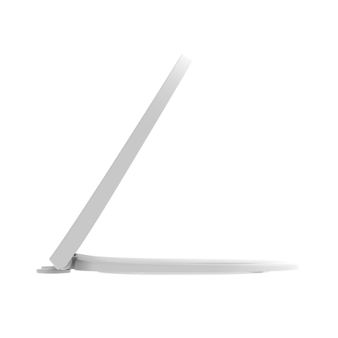 QeramiQ Dely Swirl Compact Zitting - softclose - quickrelease - 25mm - glans wit SW1471015