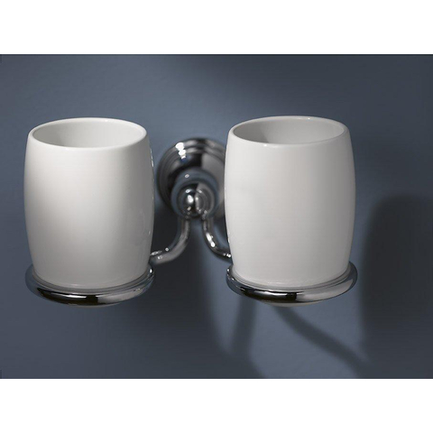 Haceka Allure Porte-gobelets double chrome HA401808