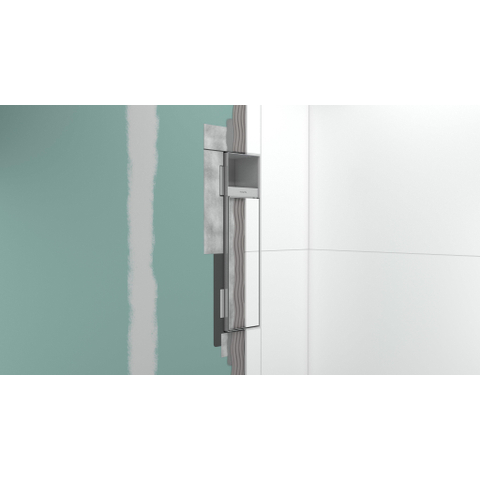 Hansgrohe XtraStoris Rock Porte-brosse WC - porte-rouleau - porte carrelable - noir mat SW1590299