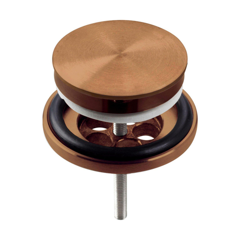 Clou Mini Wash Me Bouchon de vidage - avec couvercle - ouvert - bronze brossé SW1108686