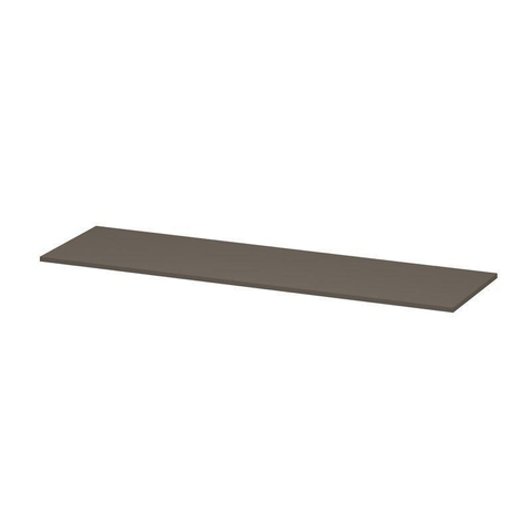 INK Topdeck Wastafelblad - 160x45x2cm - tbv onderkast - MDF lak - Mat Taupe SW352355