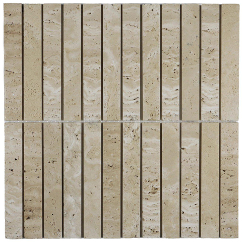 The Mosaic Factory Natural Stone mozaïektegel - 30x30cm - 8mm - vierkant - mat beige SW1576310