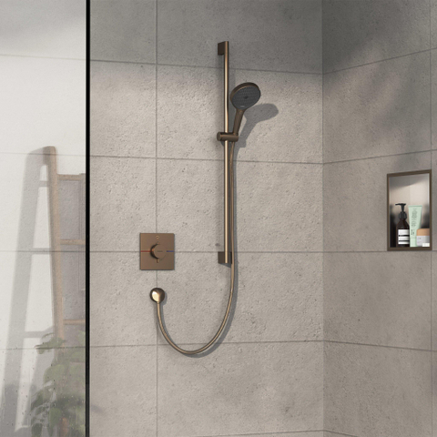 Hansgrohe ShowerSelect Comfort E Thermostaat - inbouw - 1 functie - geborsteld brons SW918033
