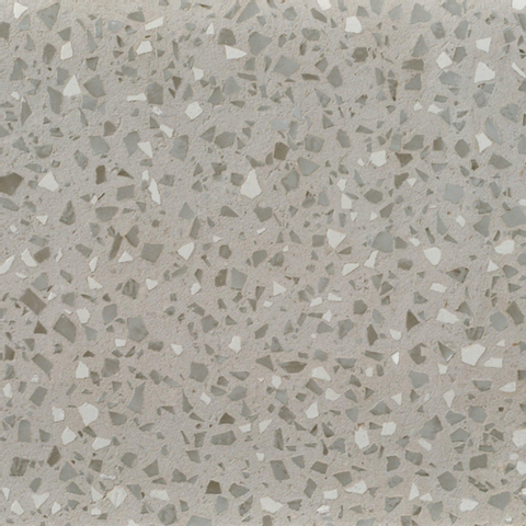 Ceramiche coem carrelage sol et mur terrazzo maxi calce 60x60 cm rectifié vintage mat gris clair SW727411