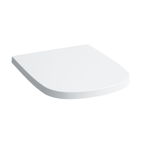 Laufen Palomba abattant WC - 36.5x44.5cm - forme D - softclose - déclipsable - blanc 0084601