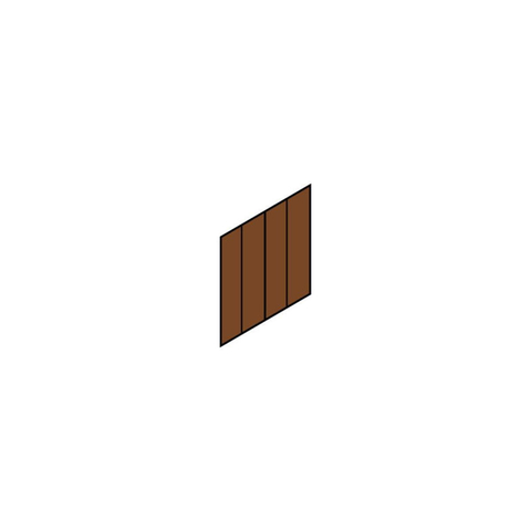 Haceka Mix en Match losse deur paneel frees 40x40cm hout dessin HA1149488