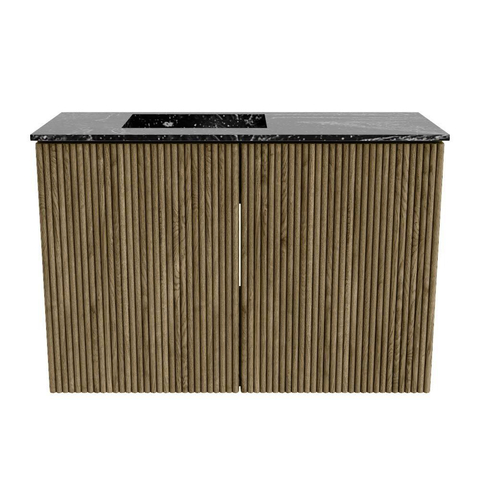 Mondiaz JOYA-DLUX 60cm toiletmeubel - kleur Dusk - Wastafel FAYE positie Links 1 kraangat kleur Lava. SW1423227
