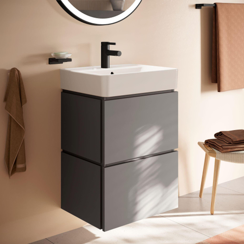 Hansgrohe Zesis S wastafelkraan - model 70 - coolstart - met klikwaste - mat zwart SW1567439