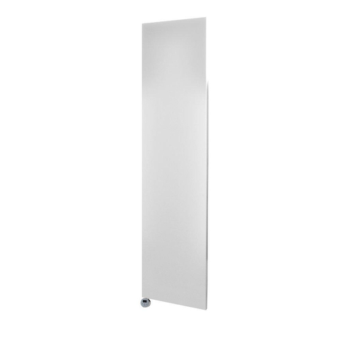 Sanicare Denso radiator - 40x180cm - elektrisch - 948 watt - links - thermostaat chroom - mat wit SW1000728