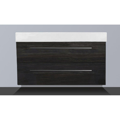 Saniclass Florence meuble 100x47cm Black Wood SW8269