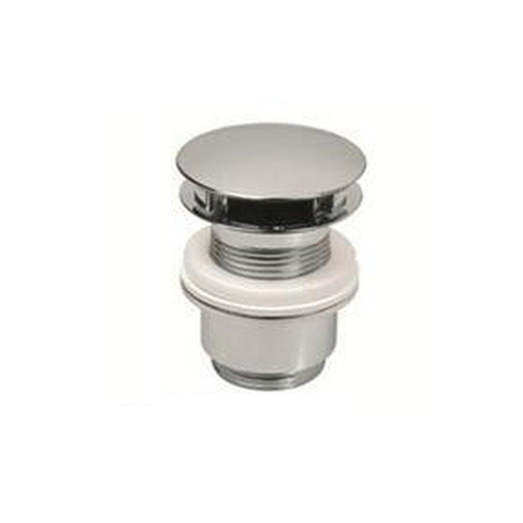 Plieger designplug zonder overloop 63mmx5/4 voor bodemdikte 45 60mm chroom 0500156