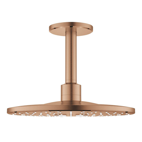 Grohe Rainshower SmartActive 310 Hoofddouche - 31cm - 2 straalsoorten - plafondarm 14.2cm - brushed warm sunset (koper) SW448252