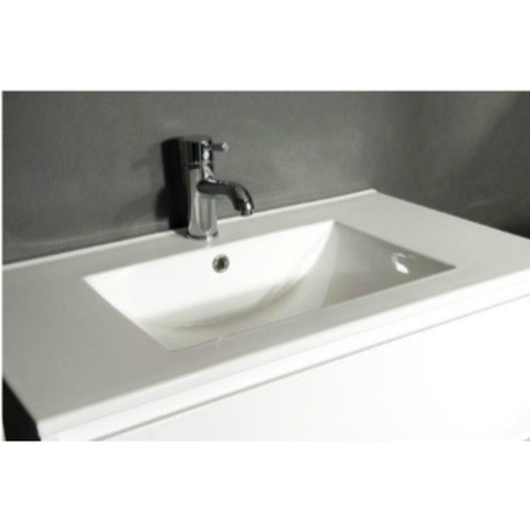 Saniclass New Future Empoli Meuble salle de bains 80cm sans miroir gris SW25117