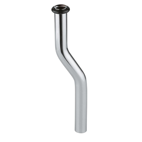 Grohe Urinoirspoelpijp - 20cm - met sprong 3cm - diameter 18mm - met O-ring - chroom 0730364