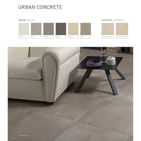 Flaviker Ceralto Vlakto Urban Lattes de carrelage 10mm R9 grès cérame Blanc WTW12461