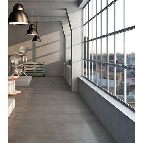 Flaviker Urban Concrete Vloer- en wandtegel 60x60cm 9.5mm gerectificeerd R9 porcellanato Fog WTW13665