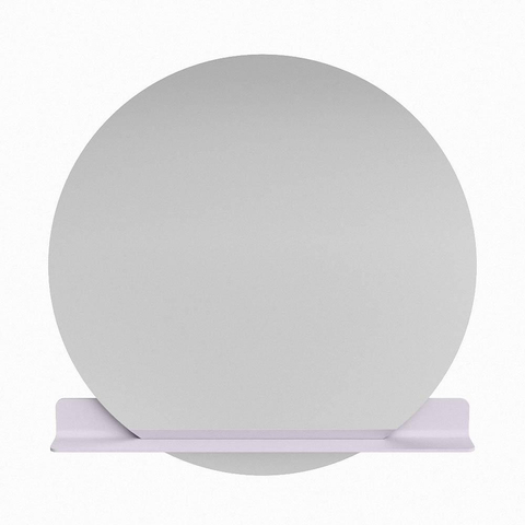 Mondiaz SPOT miroir – Ø 120 cm – avec tablette – Cale (gris clair) SW1235501