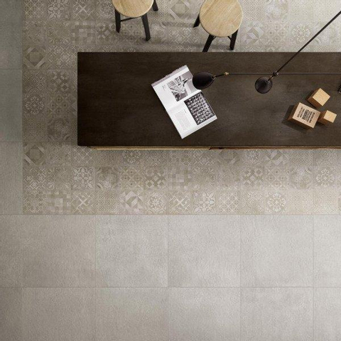 ÉCHANTILLON Ceralto Minuta R11 Carreau décoratif 60x60cm 9.5mm R9 grès cérame Cementine SW914305