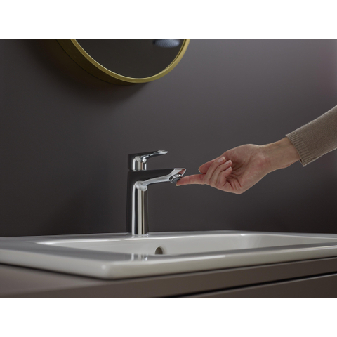 Hansgrohe Talis e 1 greeps wastafelkraan - 110 z afv - hoogglans chroom SW28985
