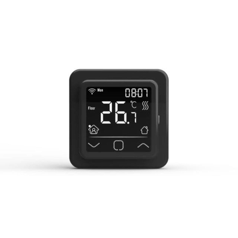 Rosani by Magnum Tapis Kit de chauffage au sol électrique - 300 Watts - 2 m² - avec thermostat Wifi noir SW1233502