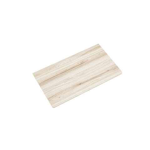 Saniclass Tops Topblad - 80x1.2x46cm - afgeronde hoeken - licht eiken SW910983