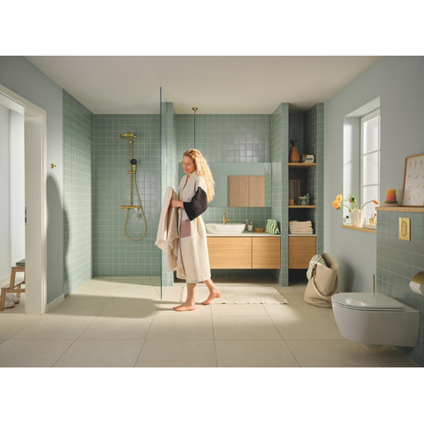 GROHE Vitalio Start doucheset - met thermostaat - geborsteld cool sunrise (goud) SW1590077