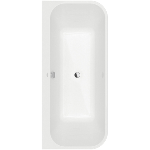 Villeroy & Boch Architectura Bad - 180x80cm back to wall - White (zwart) SW1150381