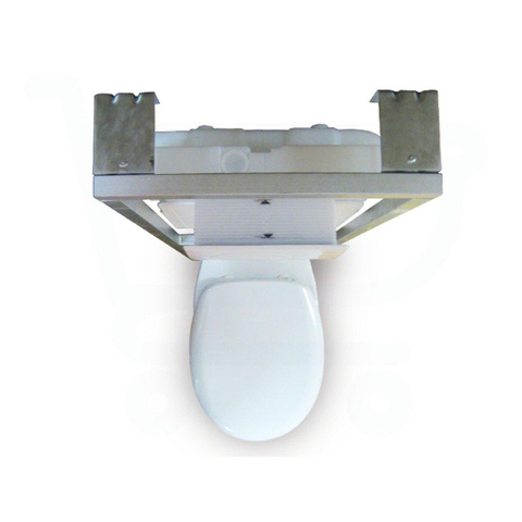 Plieger brussel set de toilettes incluant réservoir encastré et abattant de WC plaque de commande Geberit Sigma 01 blanche SW484