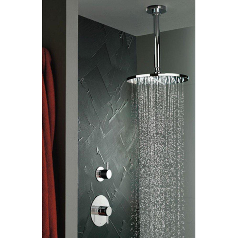 Hotbath Mate douche de tête 20cm ronde blanc mat SW108494