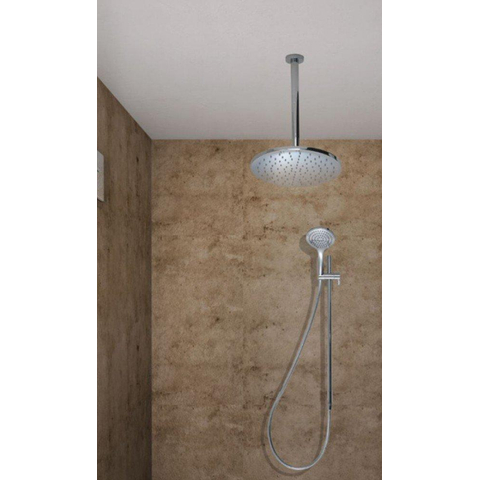 Hotbath Mate Hoofddouche rond - 30cm - geborsteld nikkel (RVS) SW12493