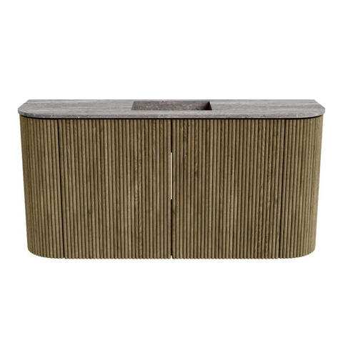 Mondiaz JOYA-DLUX 83.2cm toiletmeubel - ronding links en rechts kleur Dusk - Wastafel FAYE positie Midden Zonder kraangat kleur Oza. SW1426023