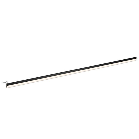INK LED line Barre d'éclairage - 120x2.5x1cm - LED IP44 - 4200K - pour miroir ou armoire de toilette - noir mat SW207529
