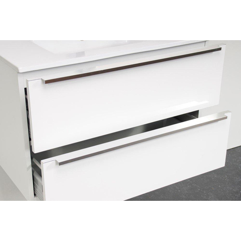 Saniclass EVO meuble 100cm Blanc 1 trou pour robinetterie SW8849