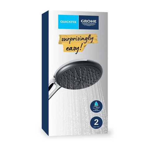 GROHE Vitalio Start QuickFix Handdouche - Ø11cm - 2 straalsoorten - 8.0l/min - chroom SW1028261