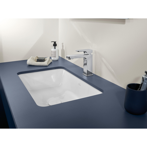 Villeroy & Boch Architectura onderbouwwastafel - 62x42cm - zonder kraangat - zonder overloop - White Alpine (glans wit) SW762335