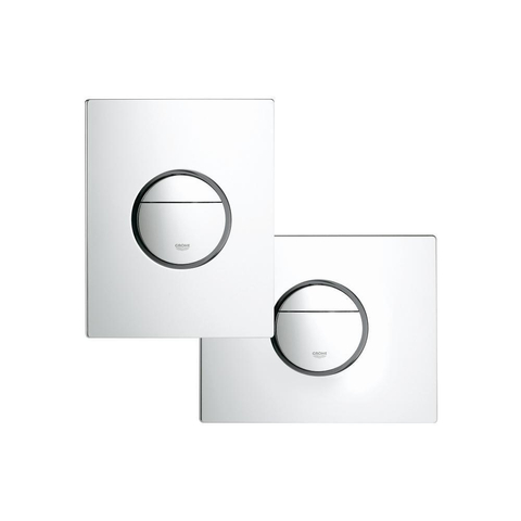 GROHE Nova cosmopolitan WC bedieningsplaat small verticaal/horizontaal chroom 0434351