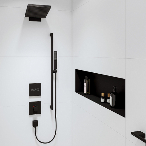 Hansgrohe Pulsify e Hoofddouche 260 - 1jet - mat zwart SW918047
