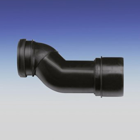 ABU coude de décalage / coude d''étage pour le pontage entre cuvette de WC au sol et réservoir encastré 50 mm 0770208