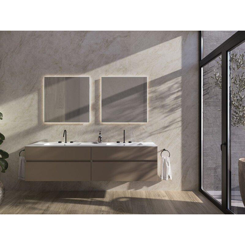 SAMPLE Terravito Belora Keramische vloer & wand - 120x120cm - 9.0mm - gerectificeerd - mat beige SW1471729