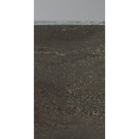 Forzalaqua Turino fontein - 30x30x10cm - hardsteen - kraangat midden - gezoet hardsteen (zwart) FO100021