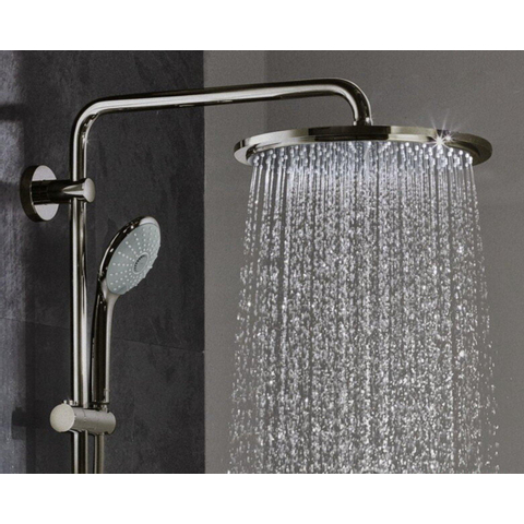 Grohe Euphoria System 310 ensemble de douche pluie apparent – thermostatique – douche de tête Ø 31 cm – barre de douche 88 cm – anthracite brillant SW98856