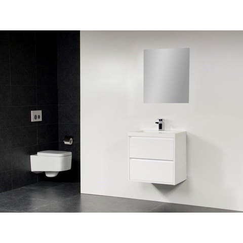 Saniclass New Future XXS Foggia Meuble salle de bain 60cm avec miroir Blanc SW47850