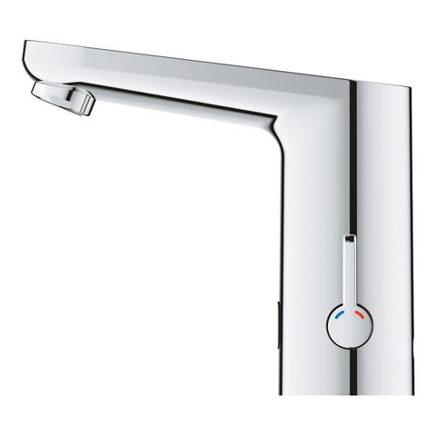 Grohe Get E Elektronische Wastafelkraan - met infrarood - met batterij - met instelbare temperatuurbegrenzer - chroom SW878189