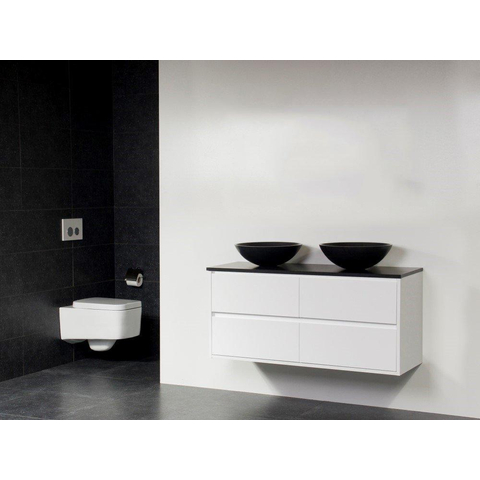 Saniclass New Future Corestone13 meuble Blanc brillant 120cm vasque à poser Blanc SW17800
