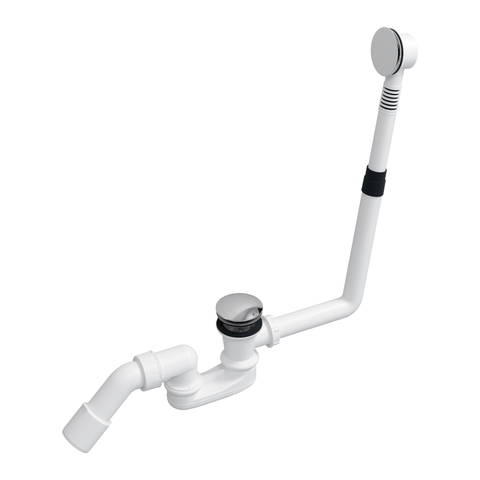 Viega Citaplex garniture de vidage et de trop-plein pour baignoire à fermeture clic-clac laiton Chrome GA92327