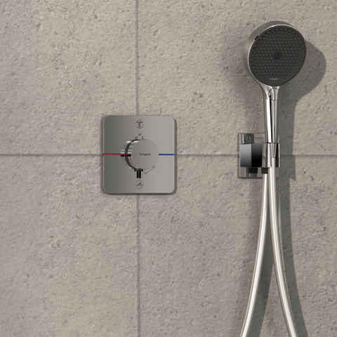 Hansgrohe Showerselect comfort q Inbouw - thermostaat - 2 functies - met inbouwdeel - hoogglans chroom SW1481440