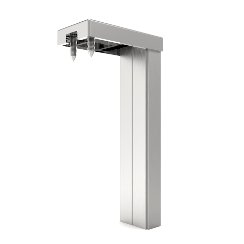 Fortifura Galeria profil d'élargissement douche à l'italienne - 10mm - inox brossé SW1224160