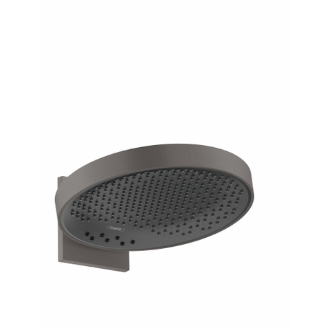 Hansgrohe Rainfinity douche de tête - 36cm - rond - mural - brushed black chrome (noir) SW451560