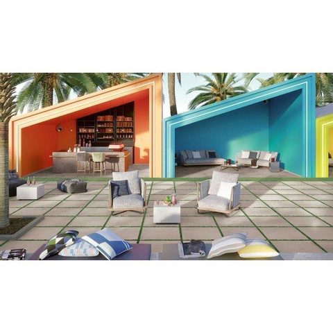 ÉCHANTILLON Ceralto Graina Soft Carreau de sol et de mur 60x60cm 10mm rectifié R10 grès cérame Platino SW915224